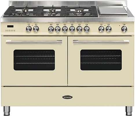 Britannia RC-12TG-DE-CR Dual Fuel Range Cooker