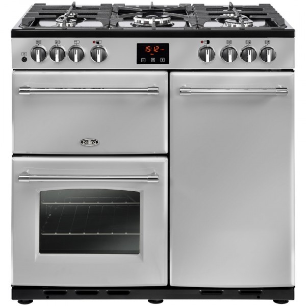 Belling Farmhouse 90Dft Sil Dual Fuel Range Cooker