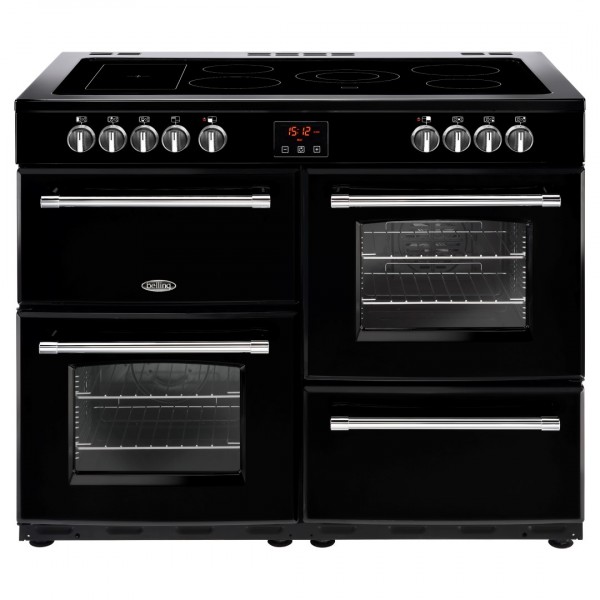 Belling Farmhouse 110E Blk Electric Range Cooker