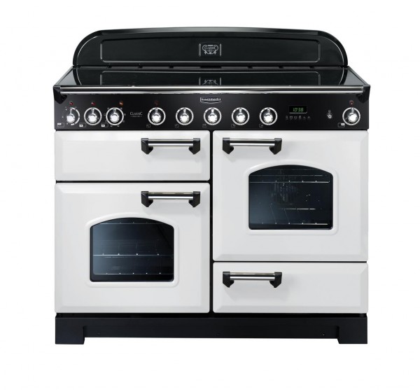 Rangemaster Classic Deluxe 110IND White 113110 Electric Range Cooker