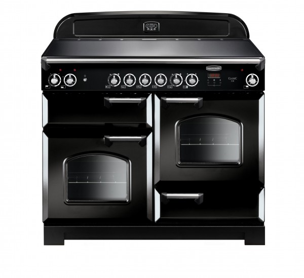 Rangemaster Classic 110CER Black Chrome 117510 Electric Range Cooker