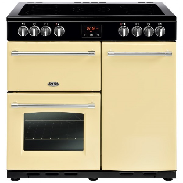 Belling Farmhouse 90E Crm Electric Range Cooker