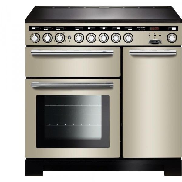 Rangemaster Encore Deluxe 90IND Ivory 117320 Electric Range Cooker