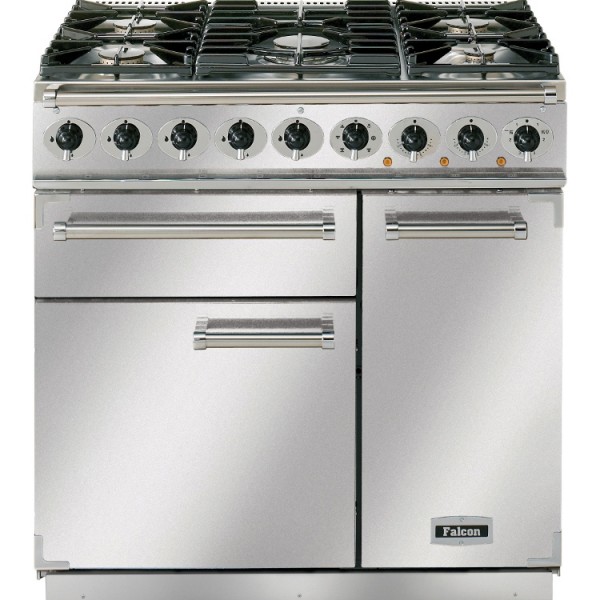 Falcon 900 DX DF SS Chrome 77070 Dual Fuel Range Cooker
