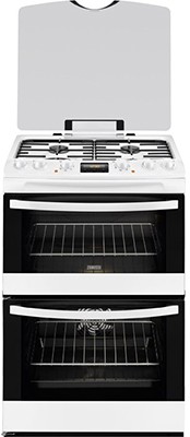 Zanussi ZCK68300W Dual Fuel Cooker