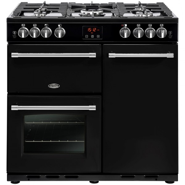 Belling Farmhouse 90G Blk Gas Range Cooker