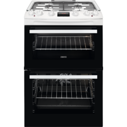 Zanussi ZCK66350WA Dual Fuel Cooker