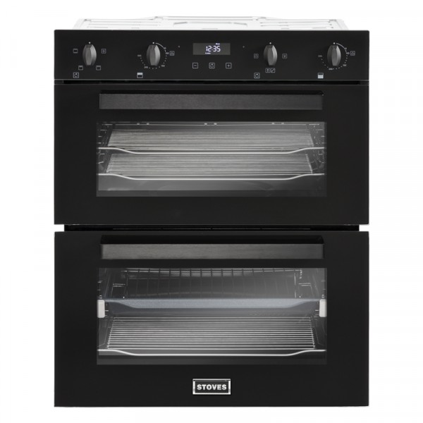 Stoves BI702MFCT Blk Double Oven Electric