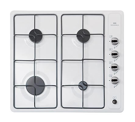 New World NWGHU601 WHI Gas Hob