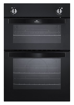 New World NW901G BLK Double Oven Gas