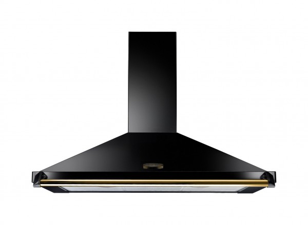 Rangemaster Classic 90 Black Brass Rail 63040 Cooker Hood