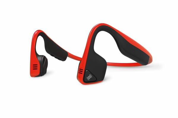 Aftershokz Trekz Titanium Wireless In-Ear Headphones in Red/Black