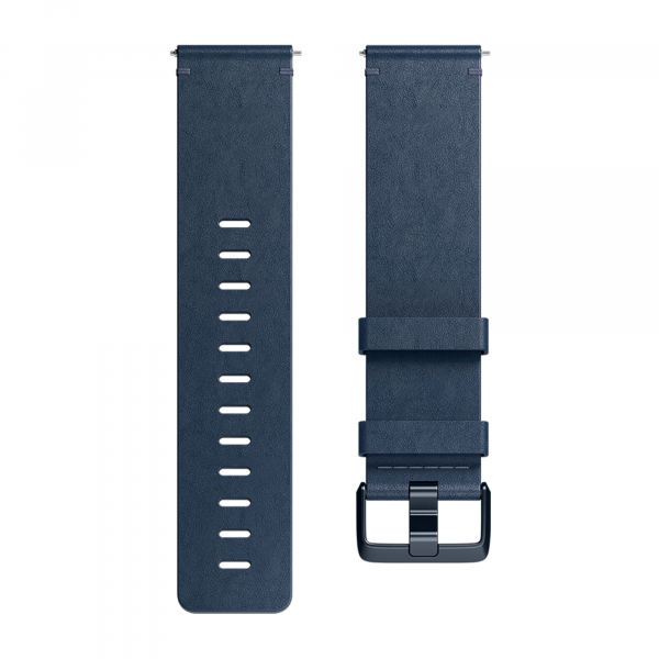 Fitbit Versa Leather Large Band in Midnight Blue