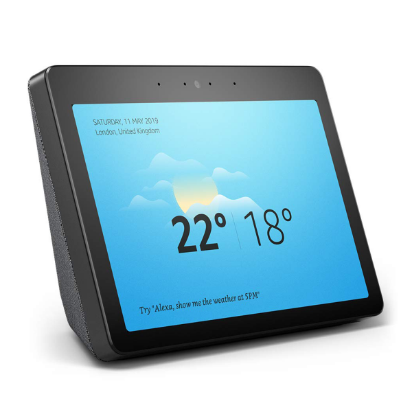 Amazon Echo Show 2nd Gen Smart Home Hub in Black