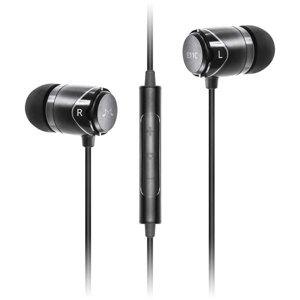 SoundMAGIC E11C In-Ear Isolating Headphones in Black