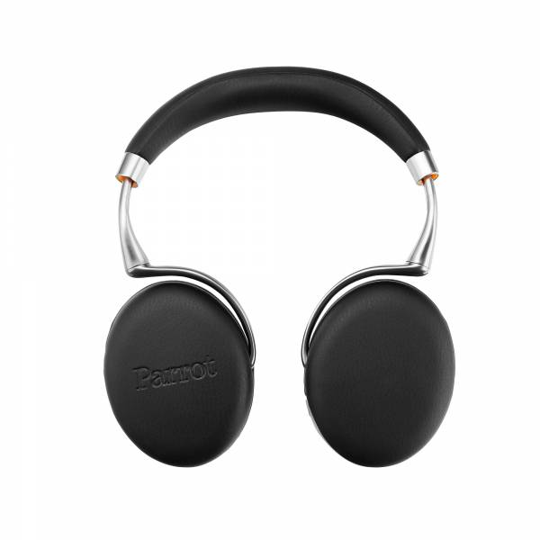 Parrot Zik 3 in Black Leather-Grain front facing