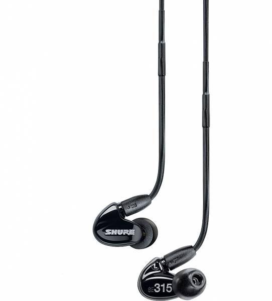 Shure Se315 Sound Isolating Earphones in Black