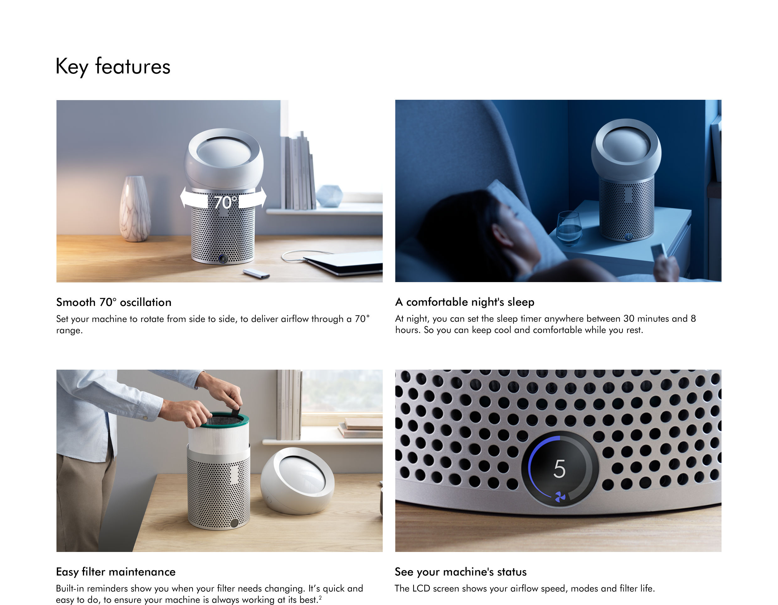 Pure Cool Me Key Features