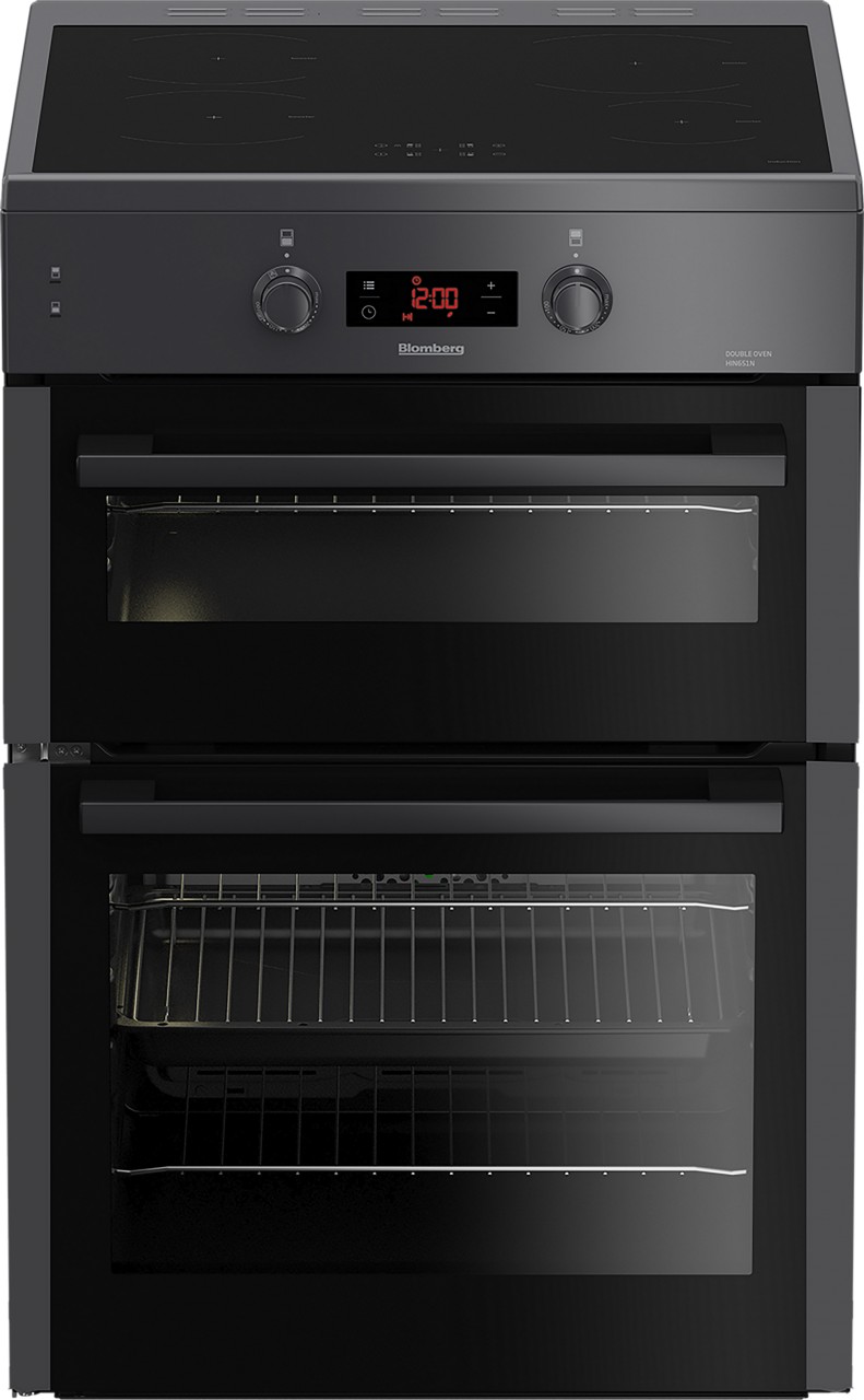 Blomberg HIN651N 60cm Double Oven Electric Cooker with Induction Hob