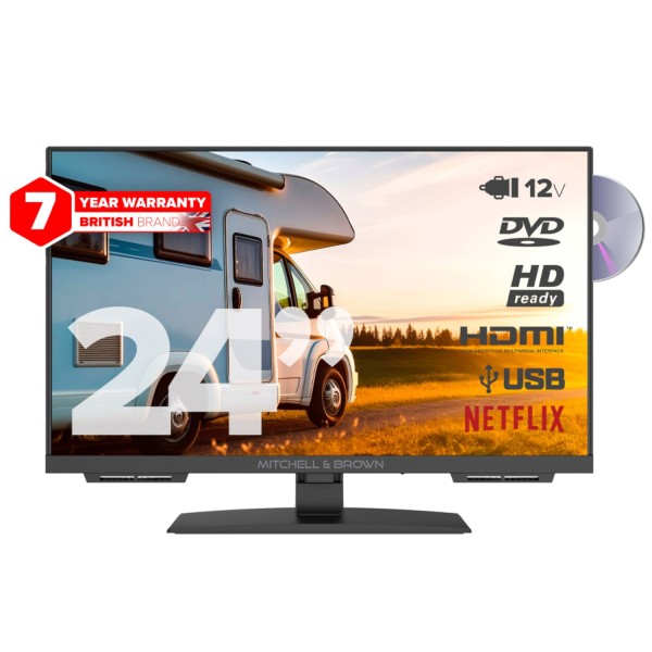 Mitchell &amp; Brown JB-24DVD1811ST 24&quot; HD WebOS Smart DVD TV Combo