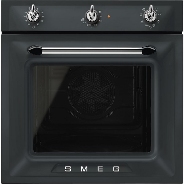Smeg SF69M3TNO 60cm Wide Victoria Multifunctional Thermo-Ventilated Single Oven