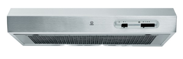 Indesit ISLK66LSX 60cm Wide Visor Cooker Hood