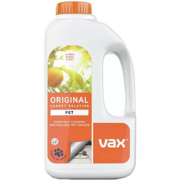 Vax 1-9-142054 1.5L Citrus Pet Carpet Cleaning Solution