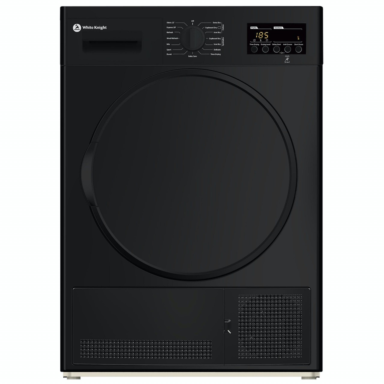 White Knight DAB96V8B 8kg Condenser Dryer Condenser Freestanding