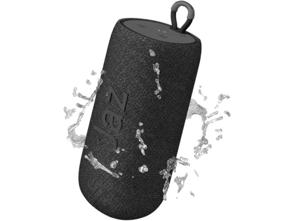Jaz Wireless Bluetooth Speaker, Splashproof, TWS Black