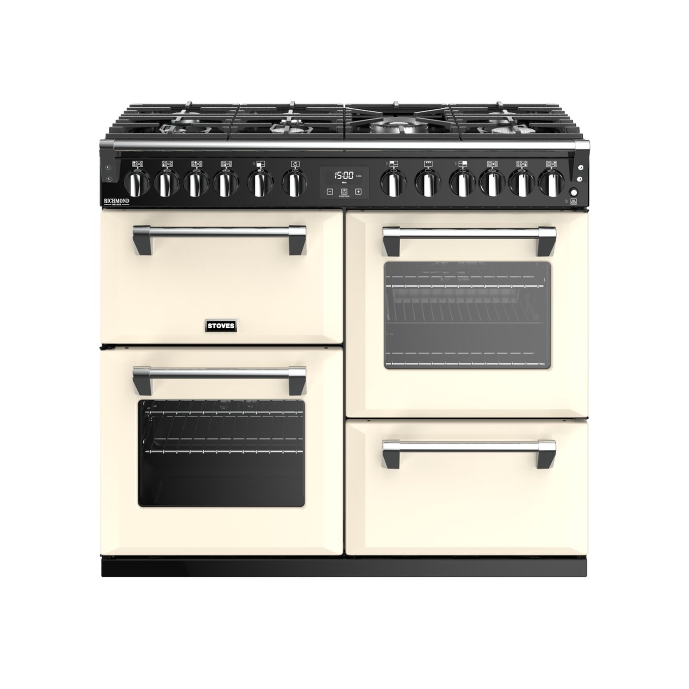 Stoves Richmond Deluxe S1000DF Classic Cream 100cm Wide Dual Fuel Range
