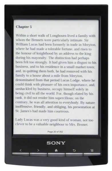 Sony PRST1BCCEW Black WiFi Reader