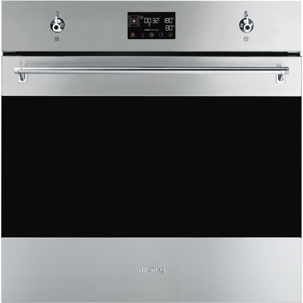 Smeg SOP6302S2PX 60cm Built-in Classic SteamOne Single Oven