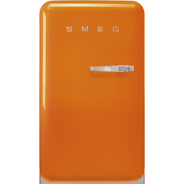 Smeg FAB10LOR6 55cm Wide Freestanding Orange Fridge