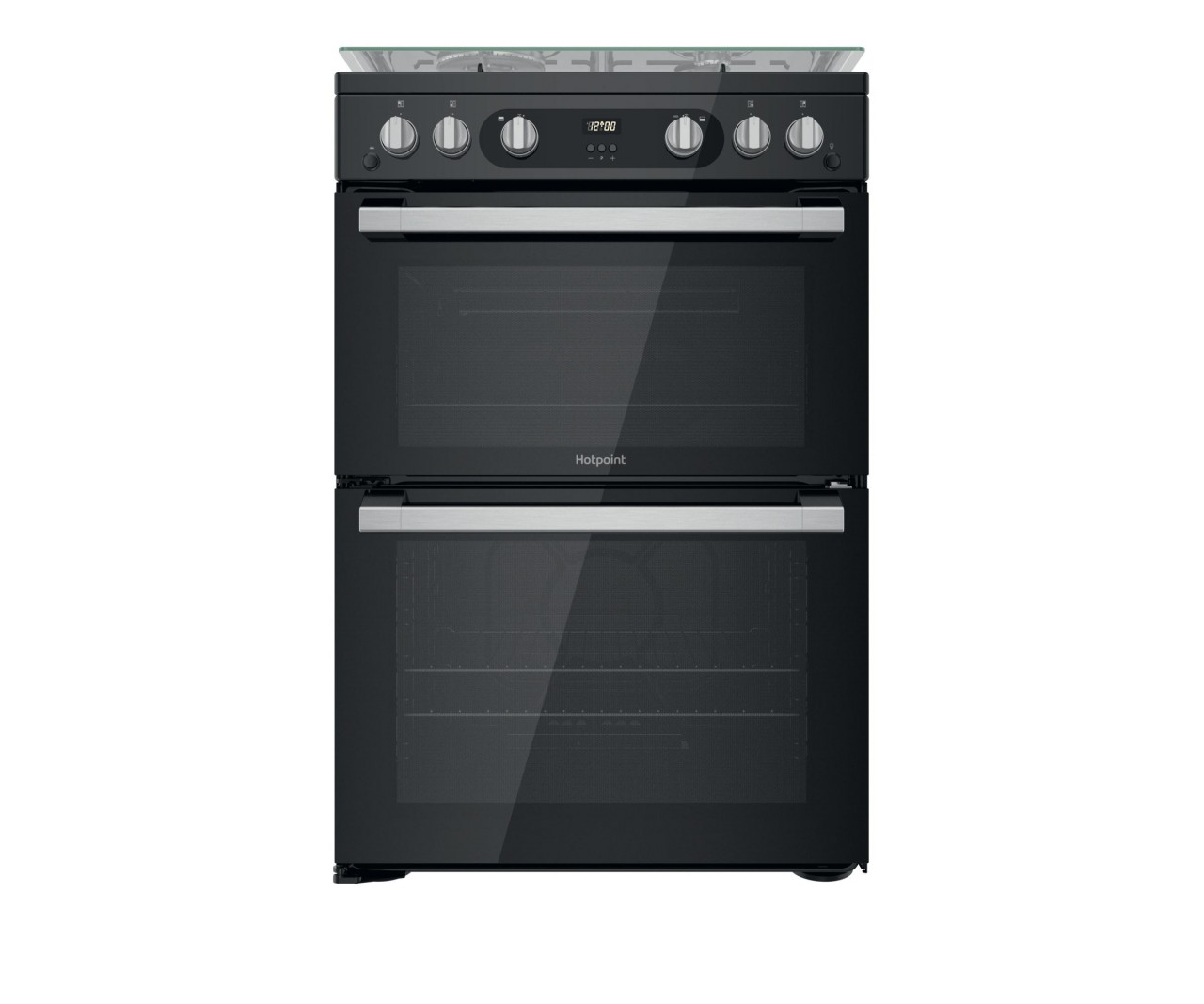 Hotpoint HDM67G0C2CBUK Double Oven Gas Cooker