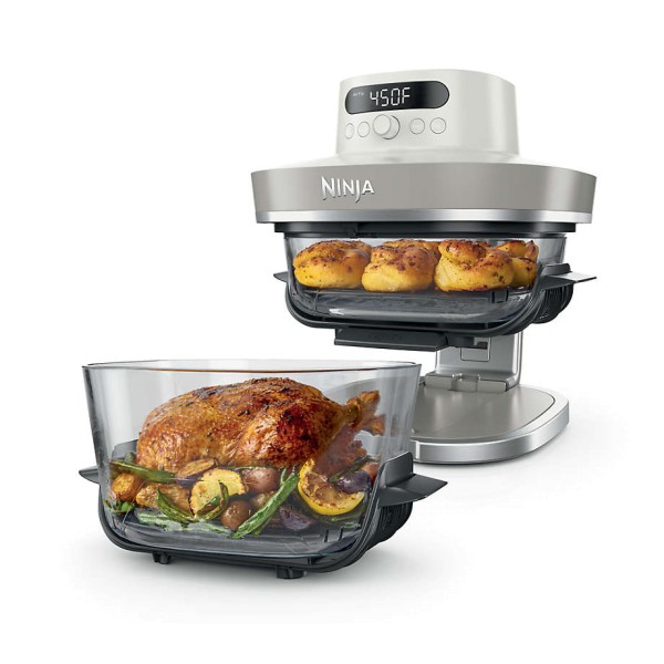 Ninja CRISPi PRO 5-in-1 XL Glass Air Fryer - White AS090UKWH