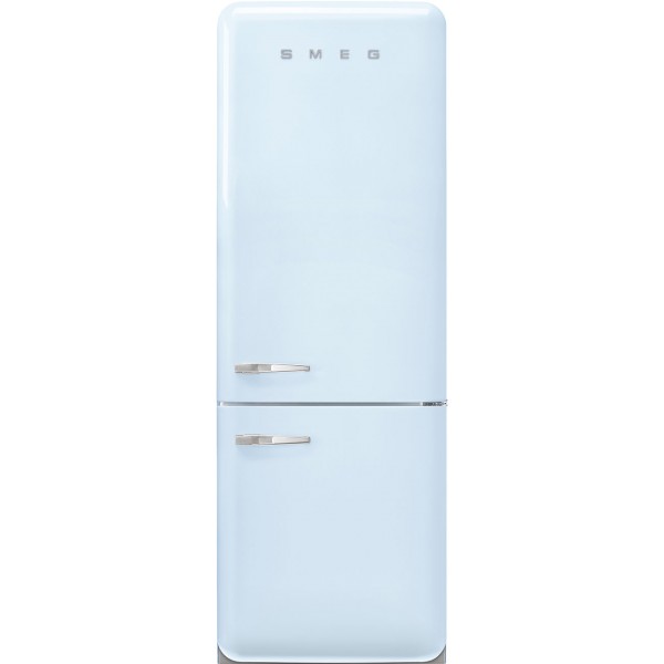 SMEG FAB38RPB6 Retro Free Standing Refrigerator in Pastel Blue, Right hand hinge