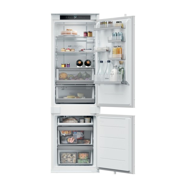 Haier HBQW5518EK 50/50 54cm Wide Integrated Fridge Freezer