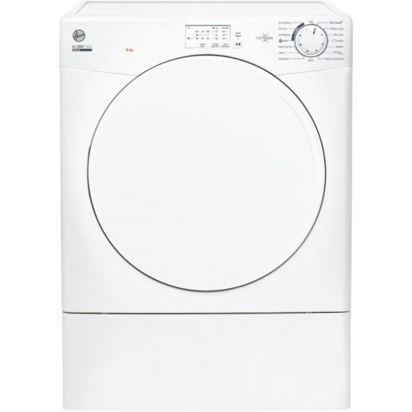 Hoover HLEV9LF-80 9Kg Vented Dryer In White With Solid Door