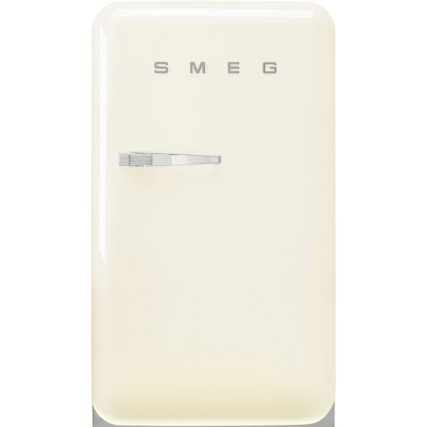 Smeg FAB10HRCR6 55cm Wide Cream Right Hinge Freestanding Fridge