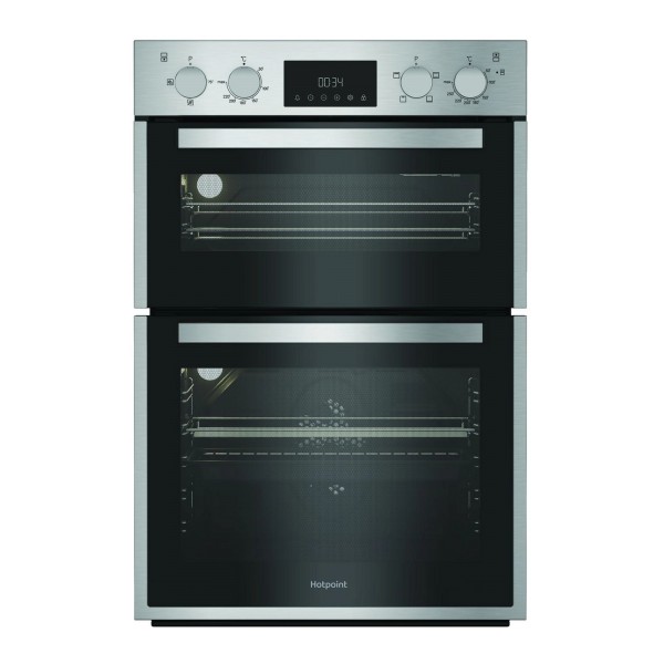 Hotpoint DIH10DIX Built In Double Oven Stainless Steel
