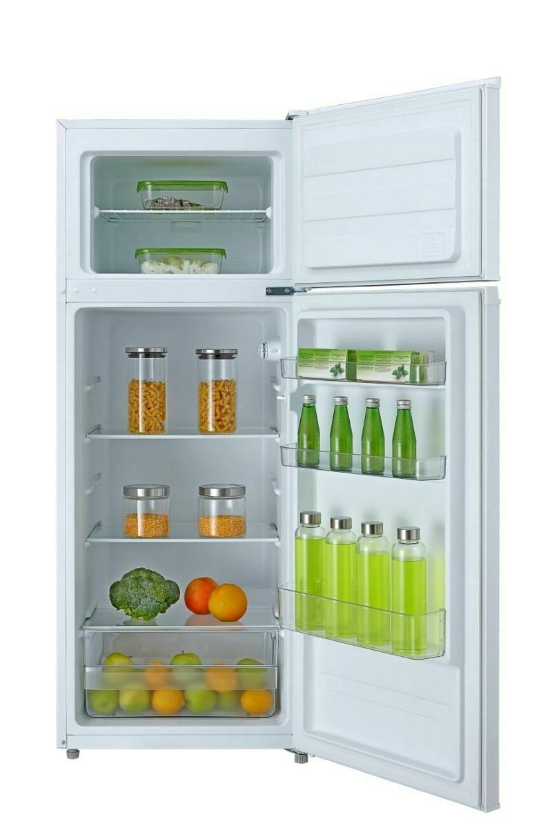 Teknix TM1455W 143cm Tall Fridge Freezer
