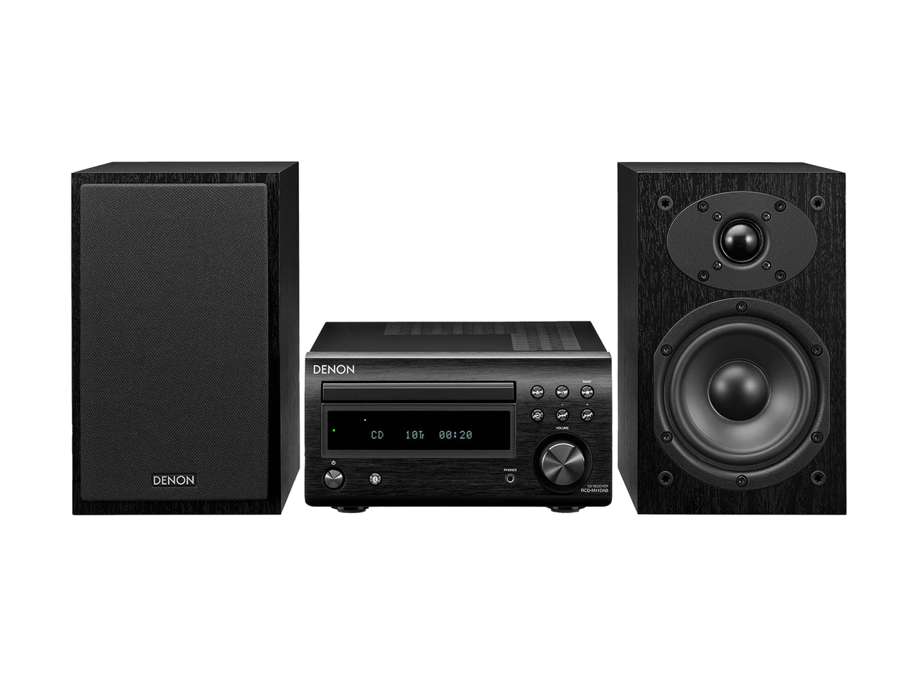 Denon DM41DAB Mini HiFi System with Speakers