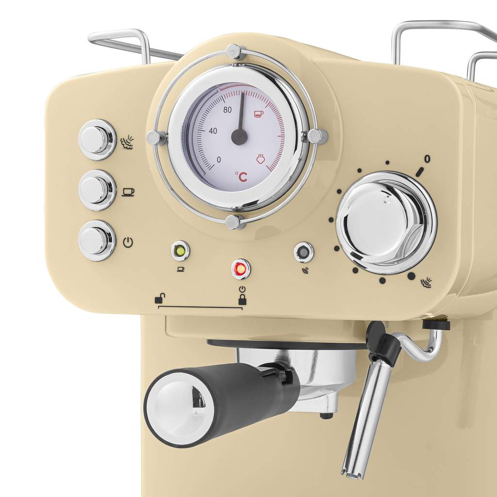 Swan SK22110CN Retro Style Pump Espresso Coffee Machine with Milk