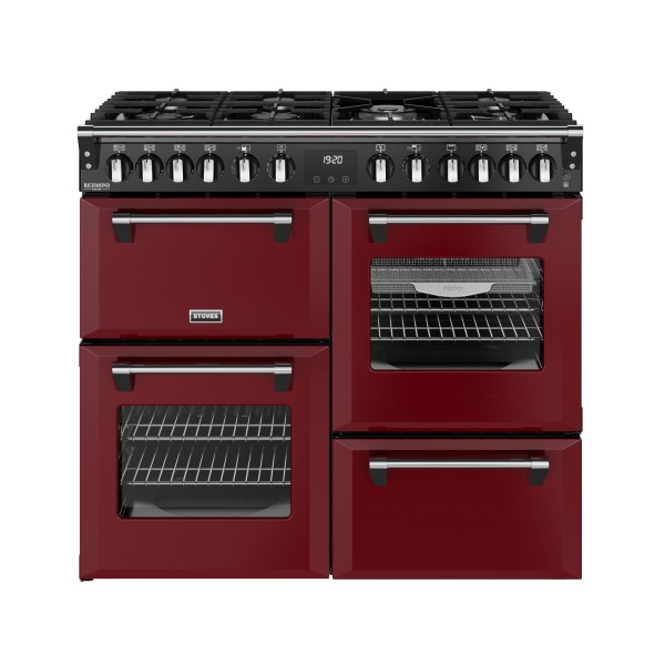 Stoves 444412020 Richmond Deluxe 100cm Wide Dual Fuel Range Cooker