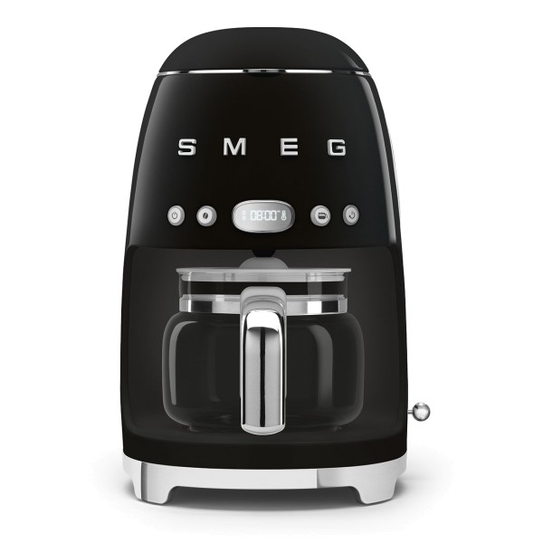 Smeg DCF02BLUK 50s Style Retro Drip Filter Black Coffee Maker