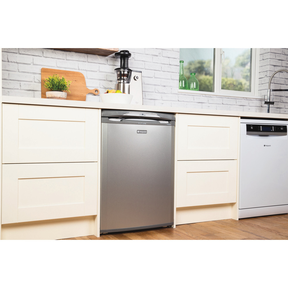 Hotpoint RLA36G 60cm Wide Under Counter Larder Fridge in Graphite G