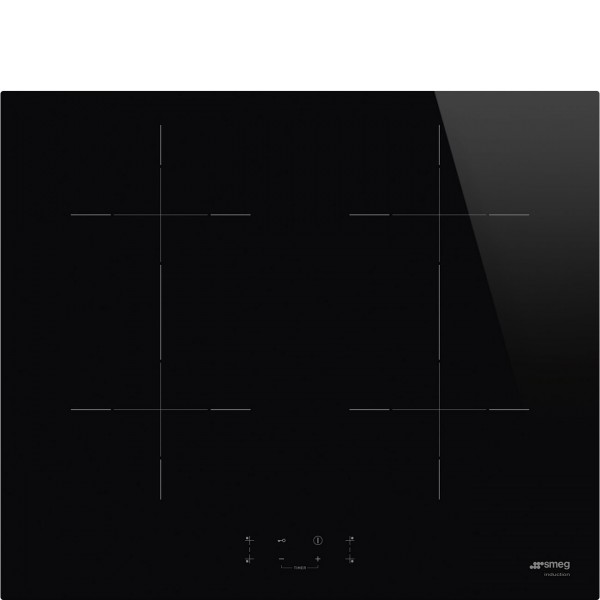 Smeg SIB2641D 60cm Universal Induction Black Glass Hob