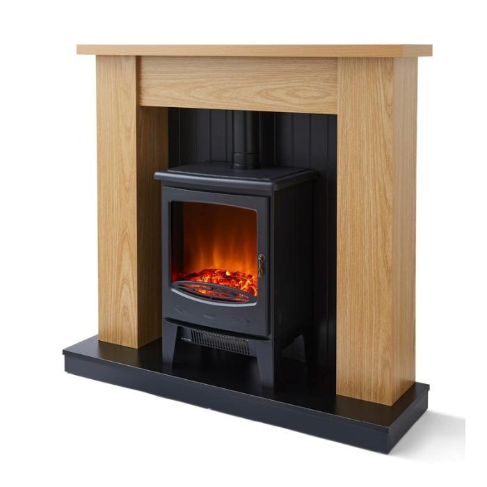 Warmlite WL45043 Cambridge Electric Stove Fire Suite
