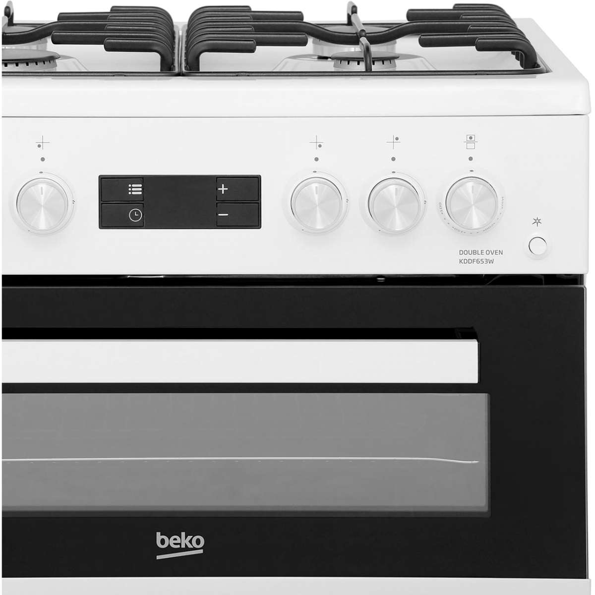 Beko KDDF653W 60cm Wide Dual Fuel Cooker in White G Craggs Ltd