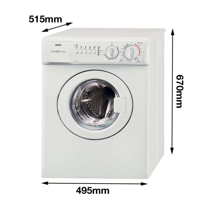 3kg Washing Machine | Zanussi ZWC1301 | G Craggs Ltd | G Craggs Ltd